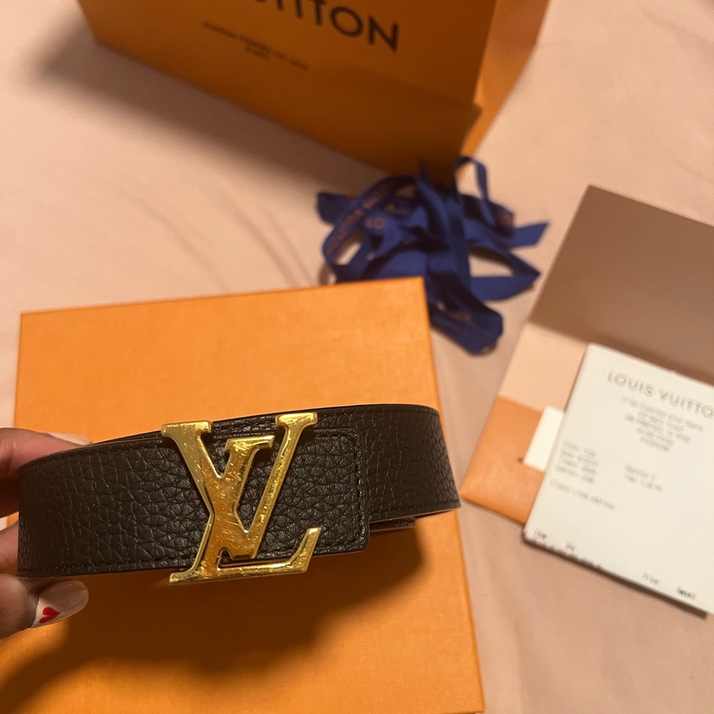 Authentic LV belt (reversible black and brown)